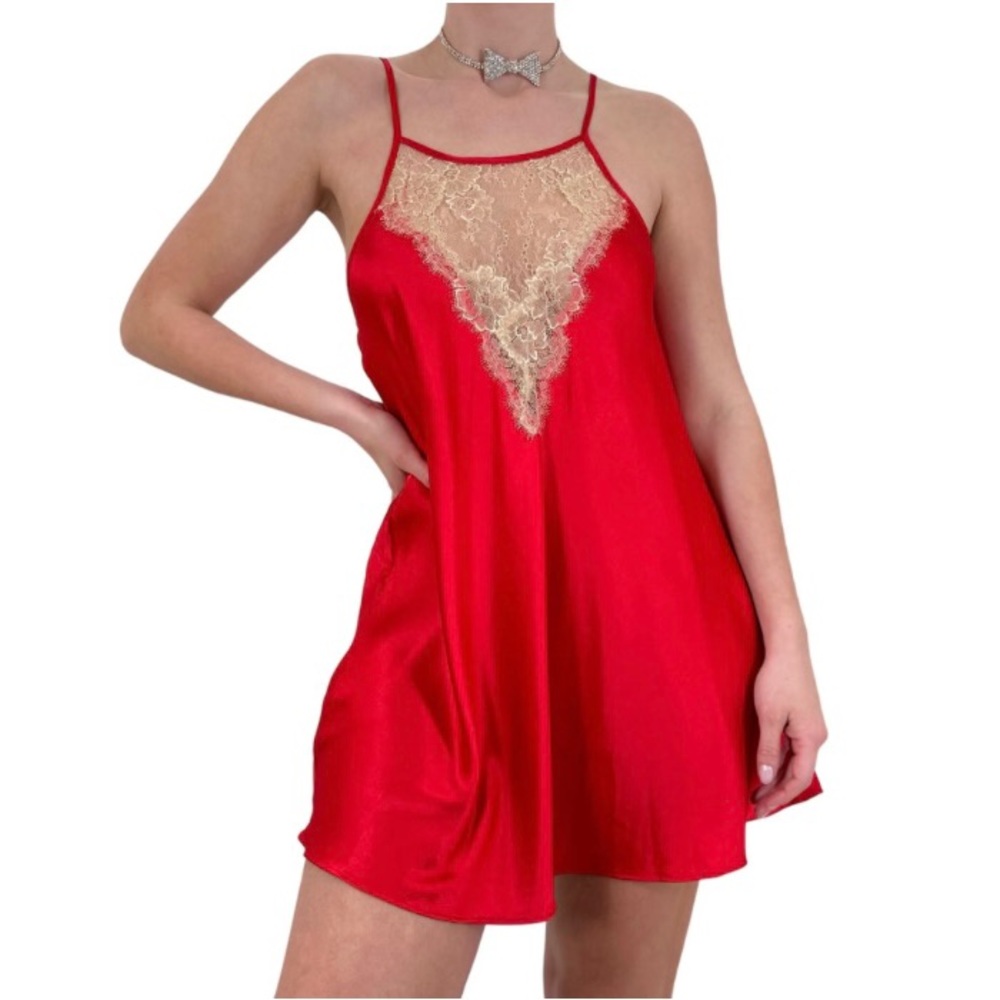 90s Victoria Secret Satin Slip Dress